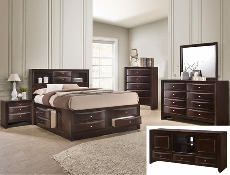 Emily Dark Cherry Chest from Crown Mark - Luna Furniture