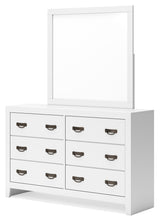 Binterglen White Dresser and Mirror from Ashley - Luna Furniture
