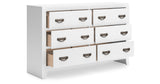 Binterglen White Dresser from Ashley - Luna Furniture