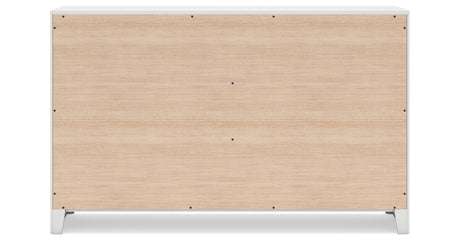 Binterglen Full Panel Bed with Dresser and 2 Nightstands in White from Ashley - Luna Furniture