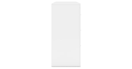 Binterglen King Panel Bed with Dresser and 2 Nightstands in White from Ashley - Luna Furniture