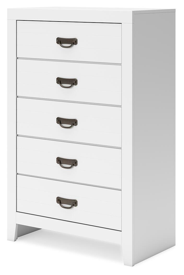 Binterglen King Panel Bed, Dresser, Chest and 2 Nightstands from Ashley - Luna Furniture
