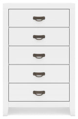 Binterglen King Panel Bed, Dresser, Chest and 2 Nightstands from Ashley - Luna Furniture