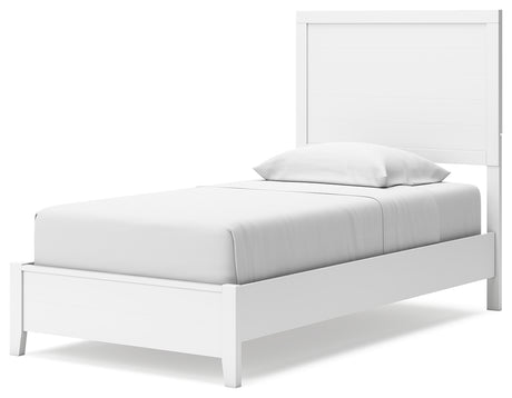 Binterglen White Twin Panel Bed from Ashley - Luna Furniture