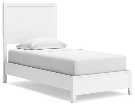 Binterglen White Twin Panel Bed from Ashley - Luna Furniture