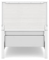 Binterglen White Twin Panel Bed from Ashley - Luna Furniture