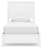 Binterglen White Twin Panel Bed from Ashley - Luna Furniture