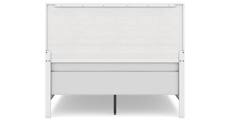 Binterglen Queen Panel Bed with Dresser and 2 Nightstands in White from Ashley - Luna Furniture