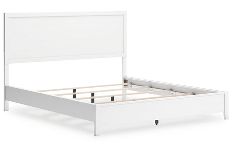 Binterglen White California King Panel Bed from Ashley - Luna Furniture
