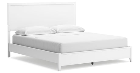 Binterglen White California King Panel Bed from Ashley Furniture - Luna Furniture