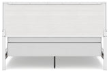 Binterglen White California King Panel Bed from Ashley - Luna Furniture
