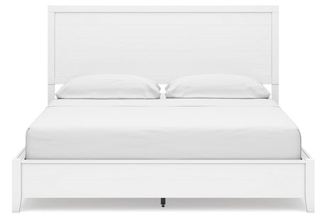 Binterglen White California King Panel Bed from Ashley - Luna Furniture