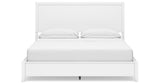 Binterglen California King Panel Bed with Dresser and 2 Nightstands in White from Ashley Furniture - Luna Furniture