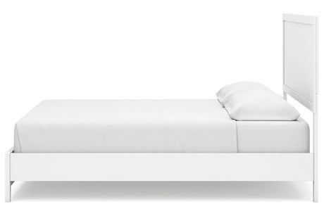 Binterglen White California King Panel Bed from Ashley - Luna Furniture