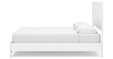 Binterglen White California King Panel Bed from Ashley Furniture - Luna Furniture