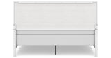 Binterglen King Panel Bed with 2 Nightstands in White from Ashley - Luna Furniture