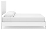 Binterglen White King Panel Bed from Ashley - Luna Furniture