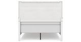 Binterglen Full Panel Bed with Mirrored Dresser and 2 Nightstands in White from Ashley Furniture - Luna Furniture