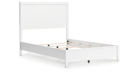 Binterglen Full Panel Bed with Dresser and 2 Nightstands in White from Ashley - Luna Furniture