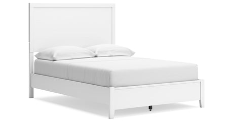 Binterglen Full Panel Bed with Dresser and 2 Nightstands in White from Ashley - Luna Furniture