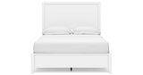 Binterglen Full Panel Bed with Dresser and 2 Nightstands in White from Ashley Furniture - Luna Furniture