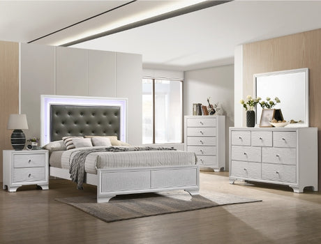 Lyssa Frost Nightstand from Crown Mark - Luna Furniture