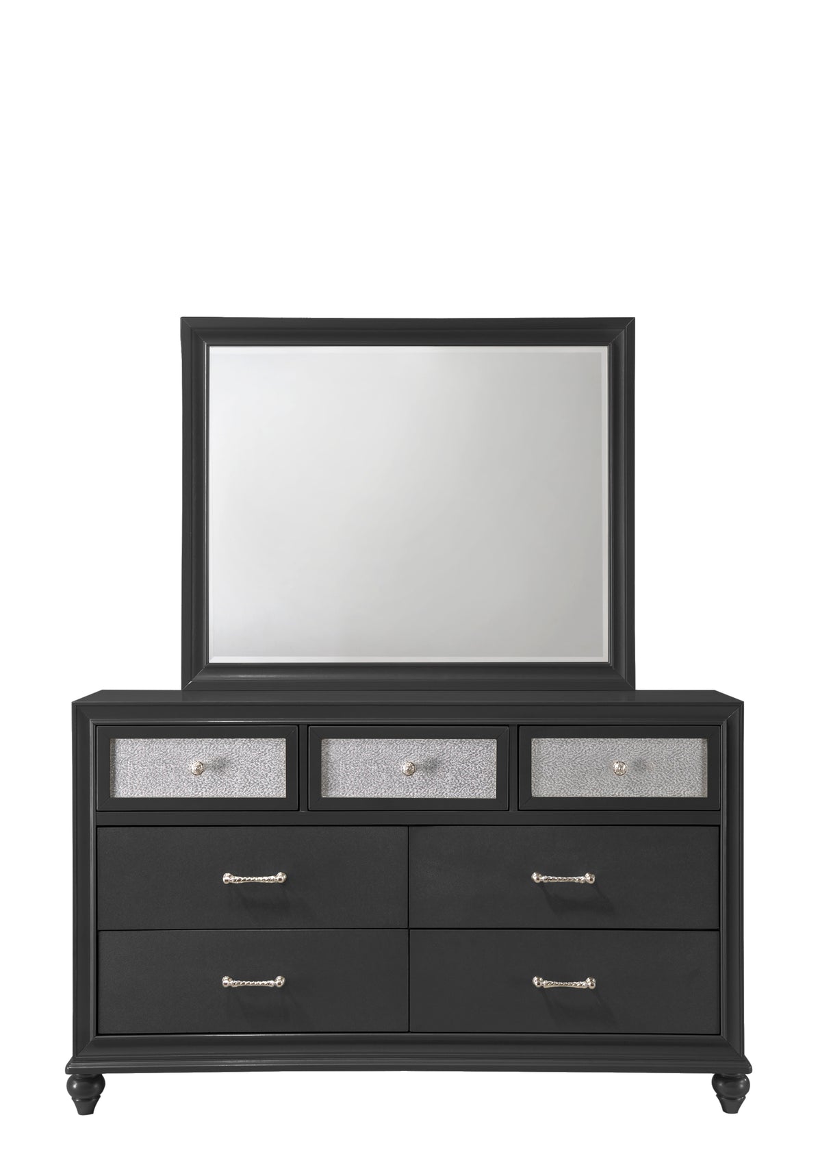 Lila Black Dresser from Crown Mark - Luna Furniture