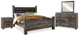 Wynnlow Gray Upholstered Poster Bedroom Set from Ashley Furniture - Luna Furniture
