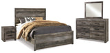 Wynnlow Gray Panel Bedroom Set from Ashley - Luna Furniture