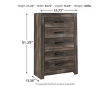 Wynnlow Gray Chest of Drawers from Ashley Furniture - Luna Furniture