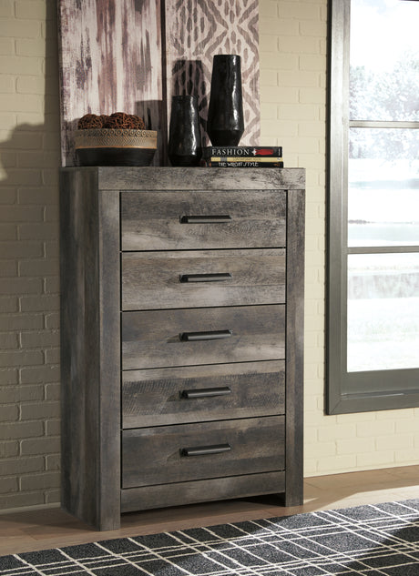 Wynnlow Gray Chest of Drawers from Ashley Furniture - Luna Furniture