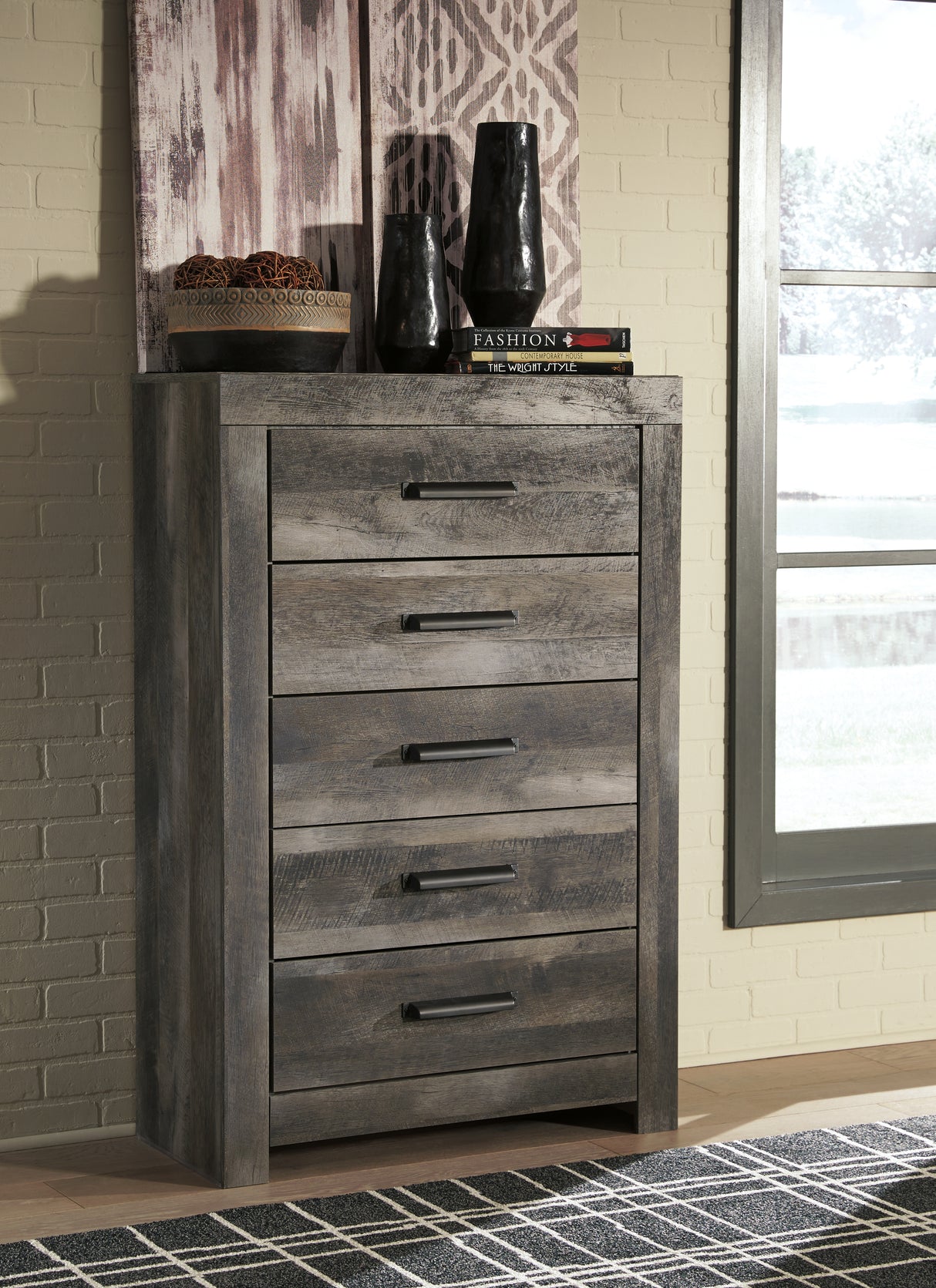 Wynnlow Gray Crossbuck Youth Panel Bedroom Set from Ashley Furniture - Luna Furniture