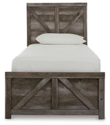 Wynnlow Gray Crossbuck Youth Panel Bedroom Set from Ashley Furniture - Luna Furniture