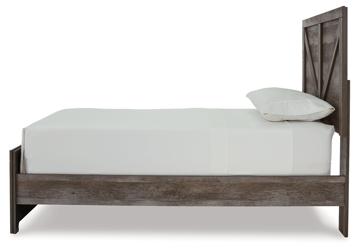 Wynnlow Gray Crossbuck Youth Panel Bedroom Set from Ashley Furniture - Luna Furniture
