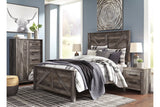 Wynnlow Gray Crossbuck Queen Panel Bed from Ashley - Luna Furniture