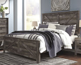 Wynnlow Gray Crossbuck Panel Bedroom Set from Ashley Furniture - Luna Furniture