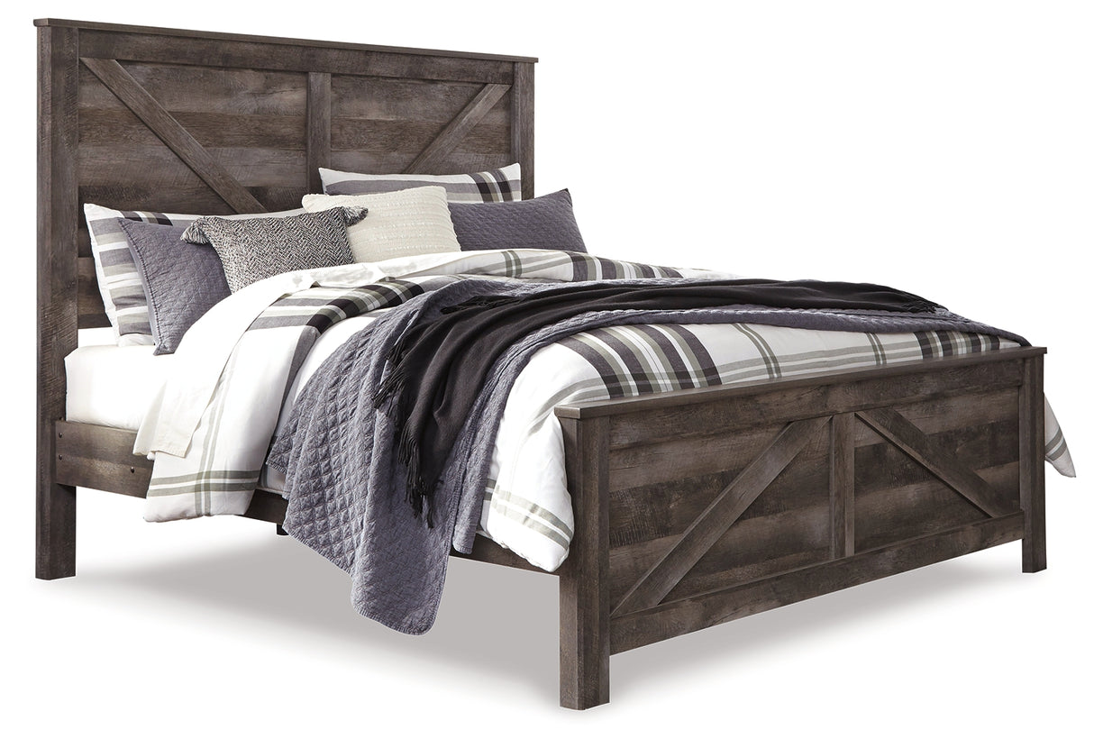Wynnlow Gray Crossbuck Panel Bedroom Set from Ashley Furniture - Luna Furniture