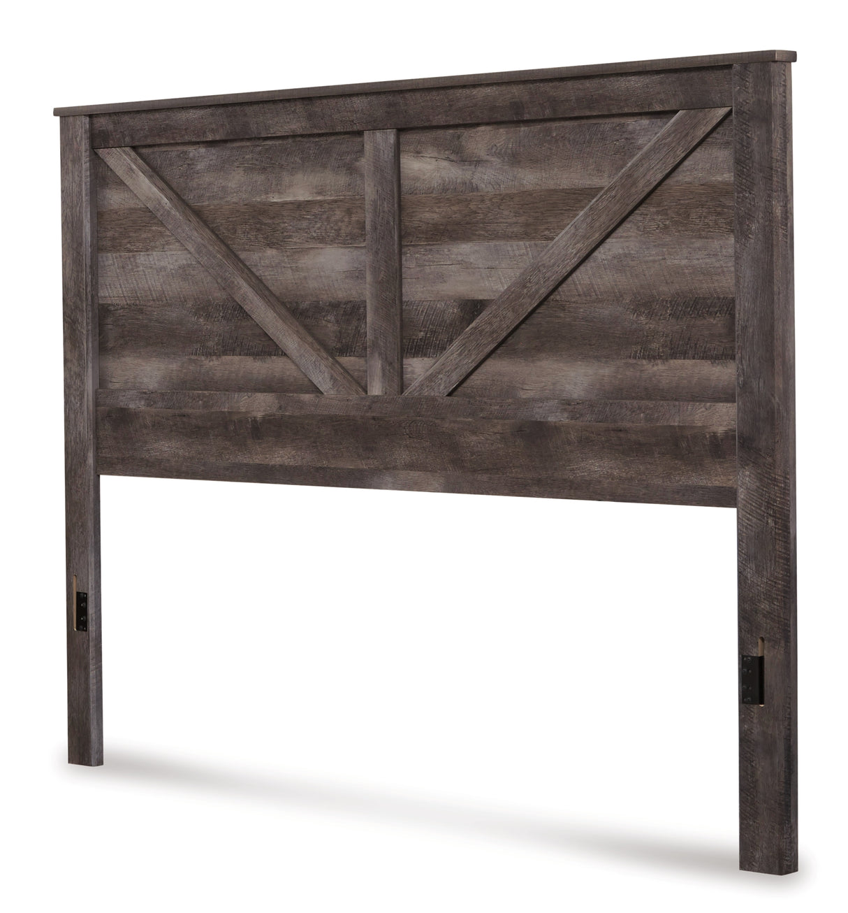 Wynnlow Gray Crossbuck King Panel Bed from Ashley Furniture - Luna Furniture