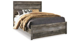 Wynnlow Queen Panel Bed with 2 Nightstands in Gray from Ashley Furniture - Luna Furniture