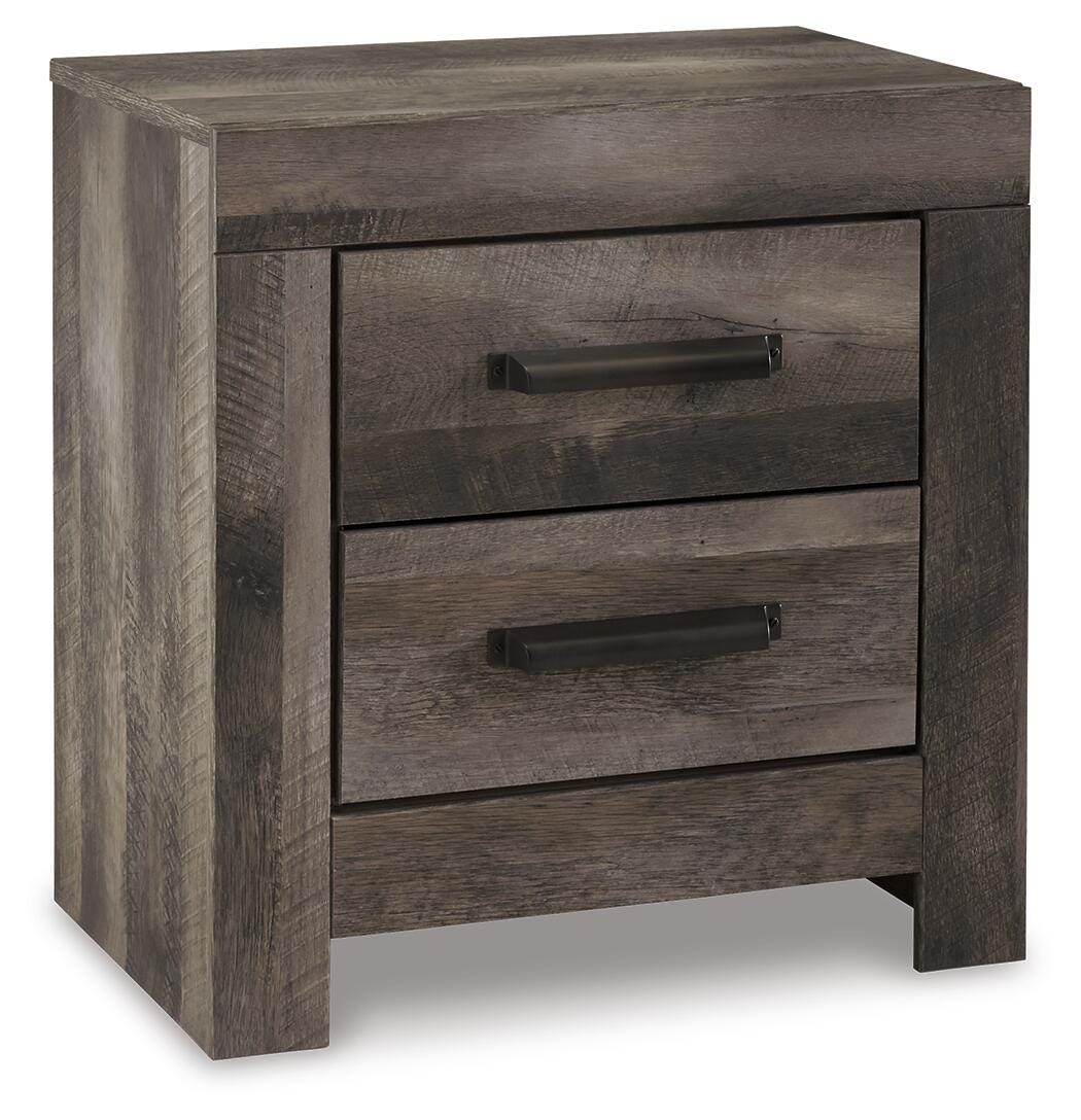 Wynnlow Gray Twin Panel Bed and 2 Nightstands from Ashley Furniture - Luna Furniture