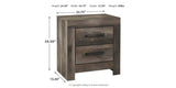 Wynnlow Gray Twin Panel Bed and 2 Nightstands from Ashley Furniture - Luna Furniture