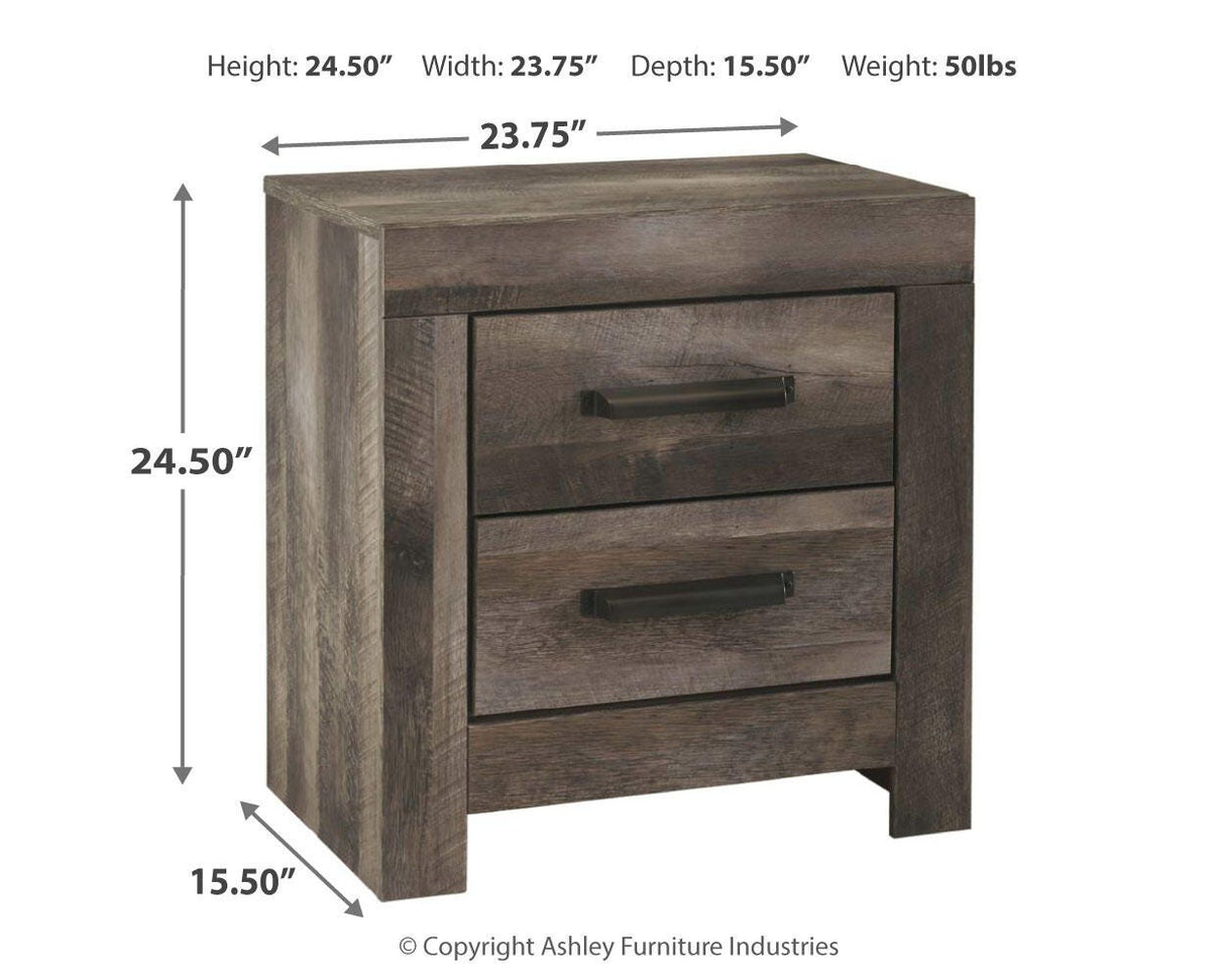Wynnlow Gray Nightstand from Ashley Furniture - Luna Furniture