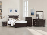 Covetown Dark Brown Queen Panel Bed from Ashley Furniture - Luna Furniture