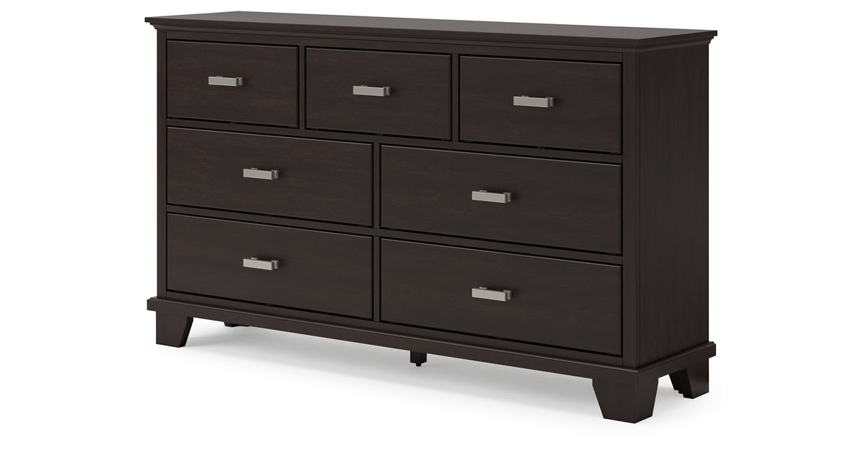 Covetown Dark Brown Dresser from Ashley - Luna Furniture
