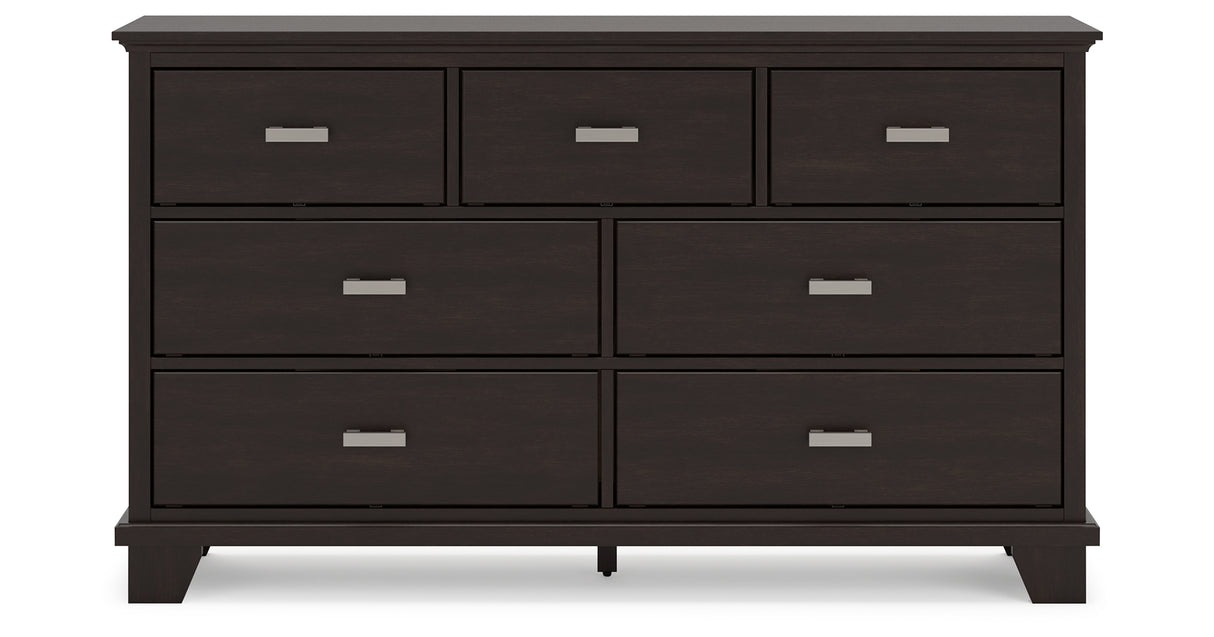 Covetown Dark Brown Dresser from Ashley - Luna Furniture
