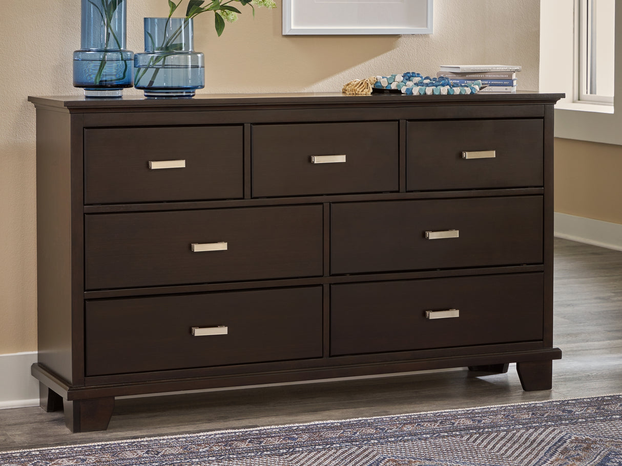 Covetown Dark Brown Dresser from Ashley - Luna Furniture