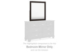 Covetown Dark Brown Bedroom Mirror (Mirror Only) from Ashley Furniture - Luna Furniture
