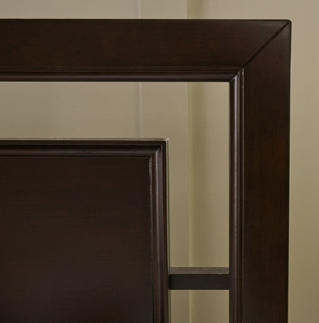 Covetown Dark Brown Queen Panel Bed from Ashley Furniture - Luna Furniture