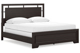 Covetown Dark Brown California King Panel Bed from Ashley - Luna Furniture