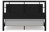 Covetown Dark Brown California King Panel Bed from Ashley - Luna Furniture